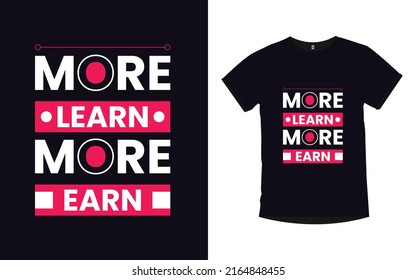 Más información ganarse citas inspiracionales tipografía diseño de camisetas