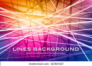 More lines, abstract background, pink network, technology wallpaper, vector design