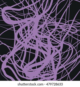 More lines, abstract composition background, a tangle shapes, vector design art