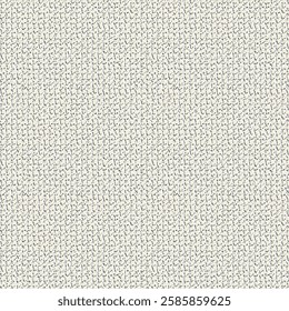 A more modest knitted fabric. Fragment of an obsolete wool or cotton jersey. Light gray textile background. Abstract seamless. Vector artwork.