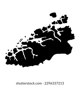 More og Romsdal county map, administrative region of Norway. Vector illustration.