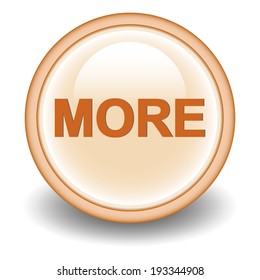 More pointer icon on orange background 