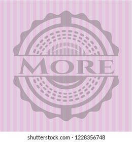 More retro style pink emblem