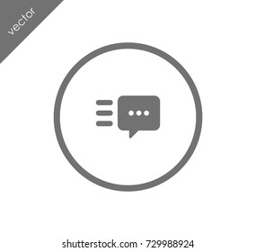 More to say chat icon