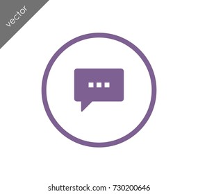 More to say chat icon