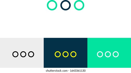 more sign line art icon vector 