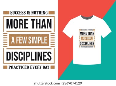 More than discipline t shirt design