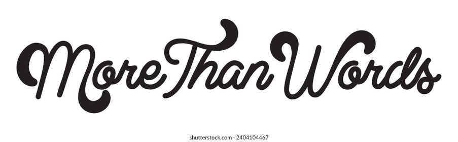 more than words text on white background.
