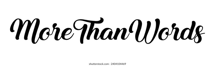 more than words text on white background.