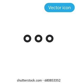 More vector icon, illustration symbol