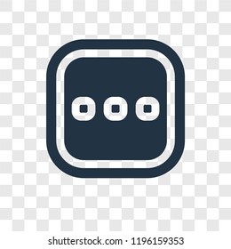 More vector icon isolated on transparent background, More transparency logo concept