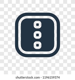 More vector icon isolated on transparent background, More transparency logo concept