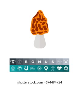 Morel Mushroom Icon