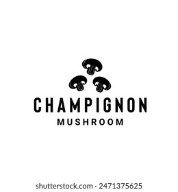 Morel mushroom logo illustration suitable for vegetable shops and gardens