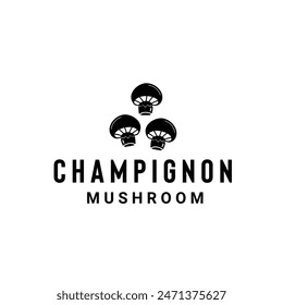 Morel mushroom logo illustration suitable for vegetable shops and gardens