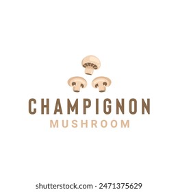 Morel mushroom logo illustration suitable for vegetable shops and gardens