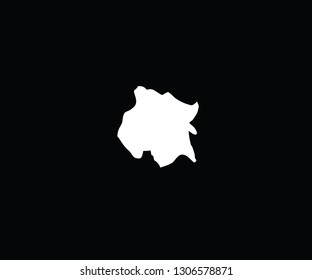 Morelos outline map Mexico state 