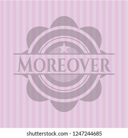 Moreover pink emblem. Retro