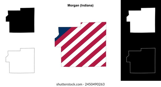 Übersichtskarte von Morgan County (Indiana)