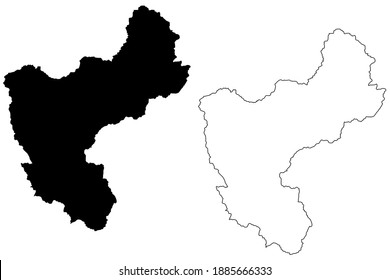 Morgan County, State of Utah (U.S. county, United States of America, USA, U.S., US) map vector illustration, scribble sketch Morgan map