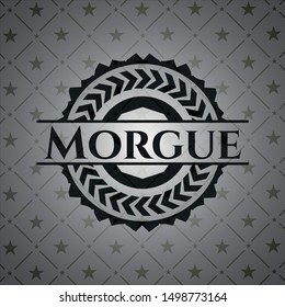 Morgue dark emblem. Retro. Vector Illustration. Detailed.