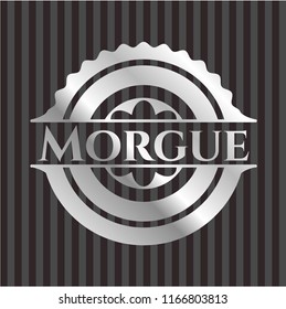 Morgue silver shiny badge