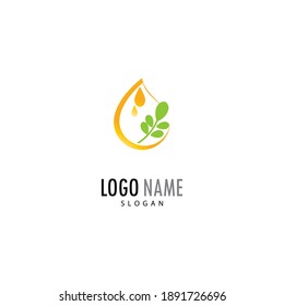 Moringa leaf Logo Template vector symbol nature