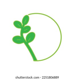 moringa leaves icon vector illustration template design