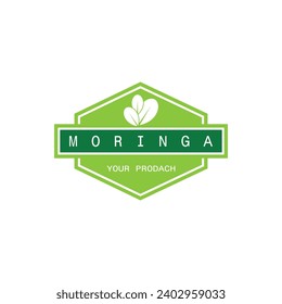 Moringa logo vector template symbol nature