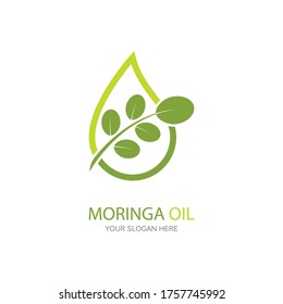 Moringa Oil Illustration Vector Design