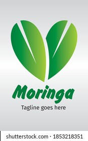 Ilustración del vector de diseño del logotipo de la oringa Oleifera