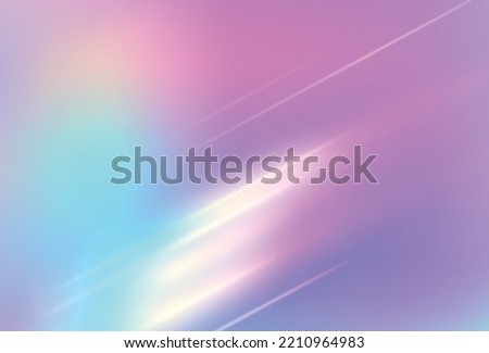 Morion light effect. Rainbow background. Prism crystal rainbow lights