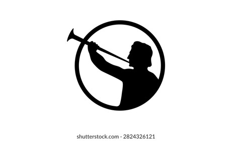 Mormon symbol, black isolated vector silhouette