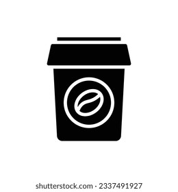 Morning Coffee Filled Icon Vector Illustration