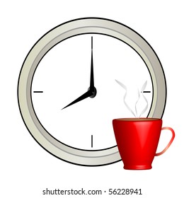 Morning coffee - vector