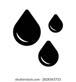 Morning dew drop on leaf weather solid icon
