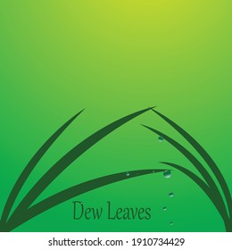 imagen vectorial de ilustración de dew de mañana