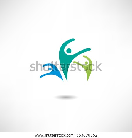 Morning exercise icon