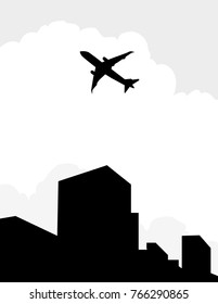 Morning Flight
Morning Flight is a vector illustration.Flight silhouette and skyscraper silhouettes are the main composition of this illustration.
