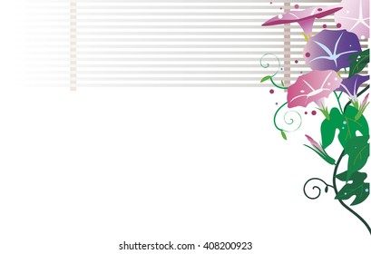 朝顔 和風 のイラスト素材 画像 ベクター画像 Shutterstock
