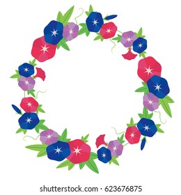 Morning glory background illustration