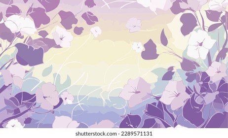 Gloria matutina fondo de patrón japonés