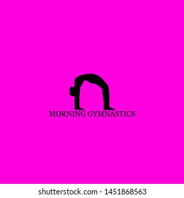 morning gymnastics icon sign signifier vector