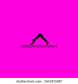 morning gymnastics icon sign signifier vector