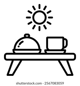 Morning Icon Element For Design