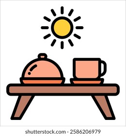 Morning Icon Element For Design