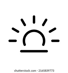 Morning Icon Vector Symbol Design Illustration