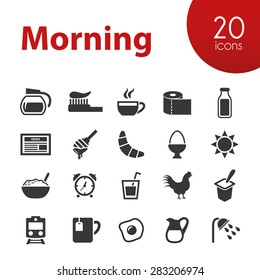 morning icons