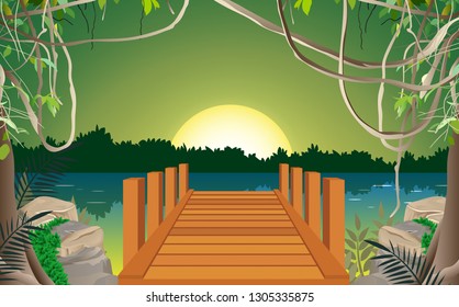 morning in the jungle