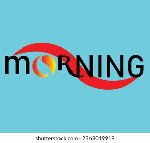 Morning latter vector and desgin